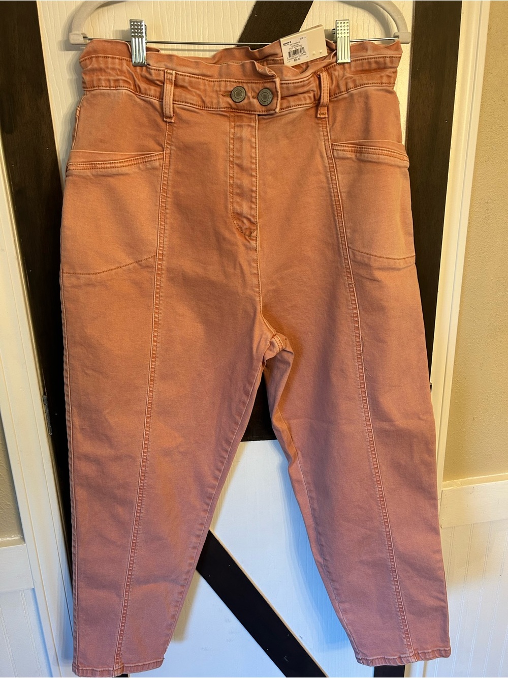 SO High-Rise Cropped Jeans in Dusty Rose